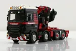 Scania 8x4 with Fassi crane